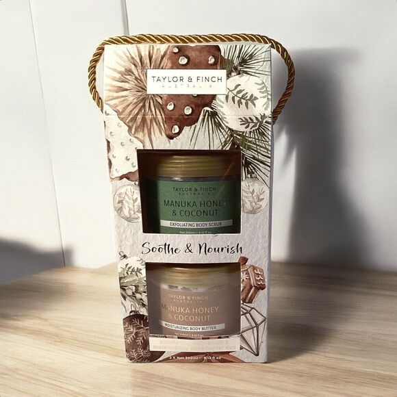 Taylor & Finch Australia Manuka Honey & Coconut Body Scrub and Butter - Picture 5 of 5